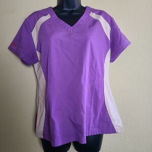 Reina Uniforms Purple Scrub Top